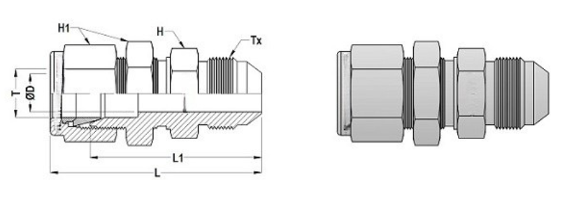 Male Connector Dimensions